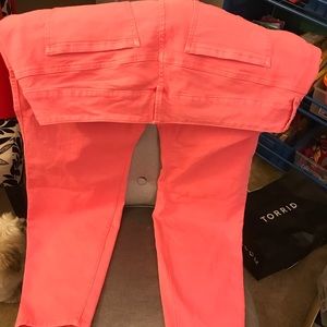 Torrid Hot Pink Jeggings